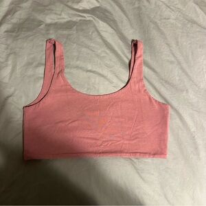 Women’s cotton on pink tanktop bra size medium